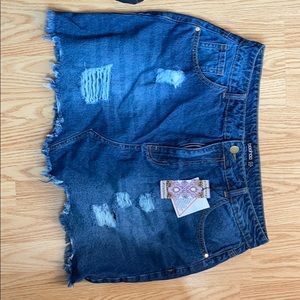jean skirt